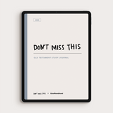 Don't Miss This 2026 Journal - DIGITAL