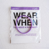 WearWhen: You Need a Reminder (Truth 8)
