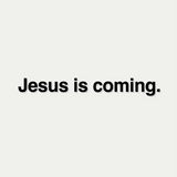 Jesus is Coming Decal